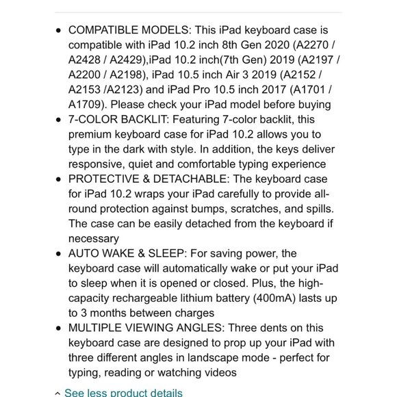 💰 5 FOR $40 / OMOTION IPAD KEYBOARD CASE MODEL KC002 (NEW) - Picture 4 of 15